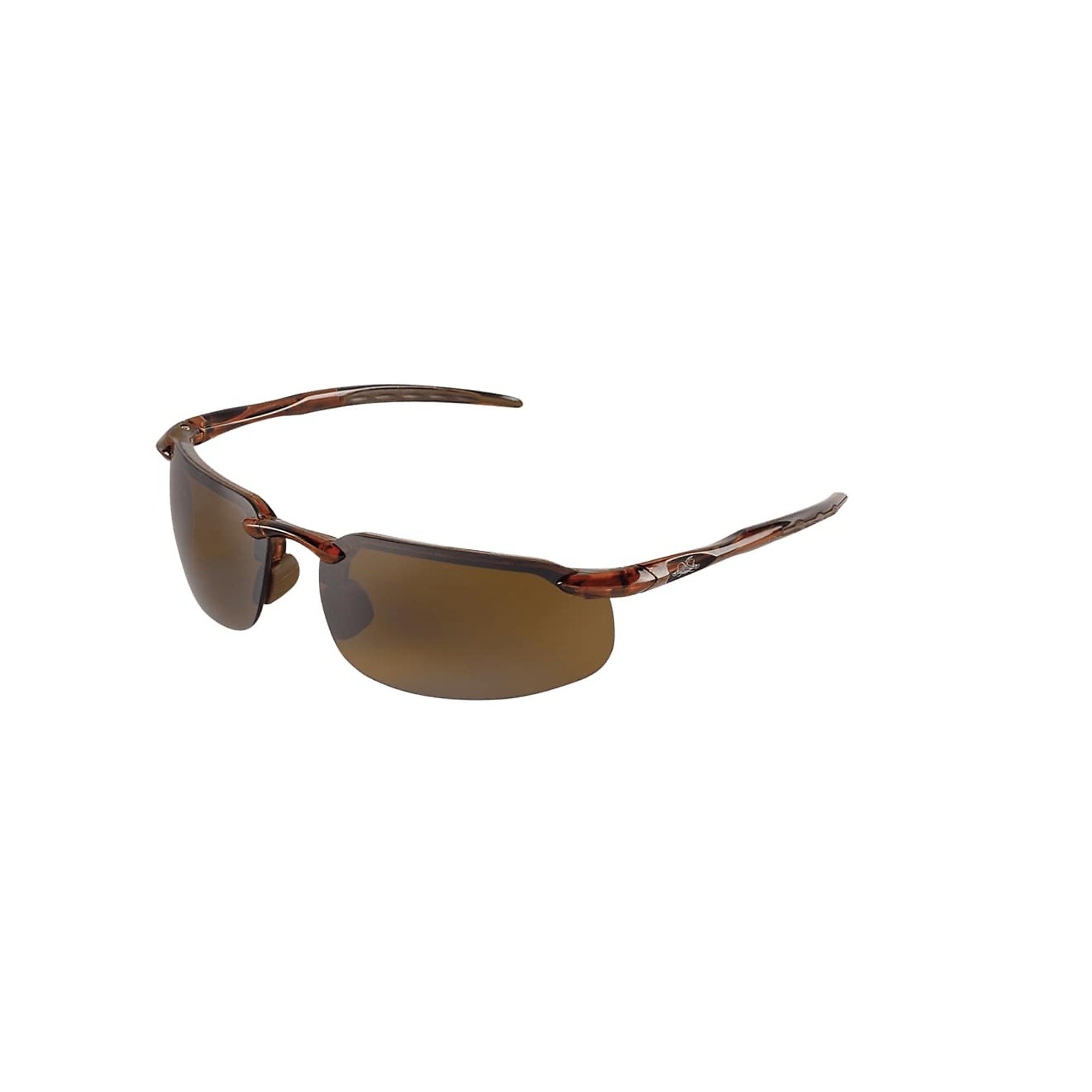 Bullhead Safety Betta™, Brown Mirror Lens, Crystal Brown Safety Glasses, Frame Color Brown, Lens Color Brown, ANSI Z87 Compliant, Model# 360-11201
